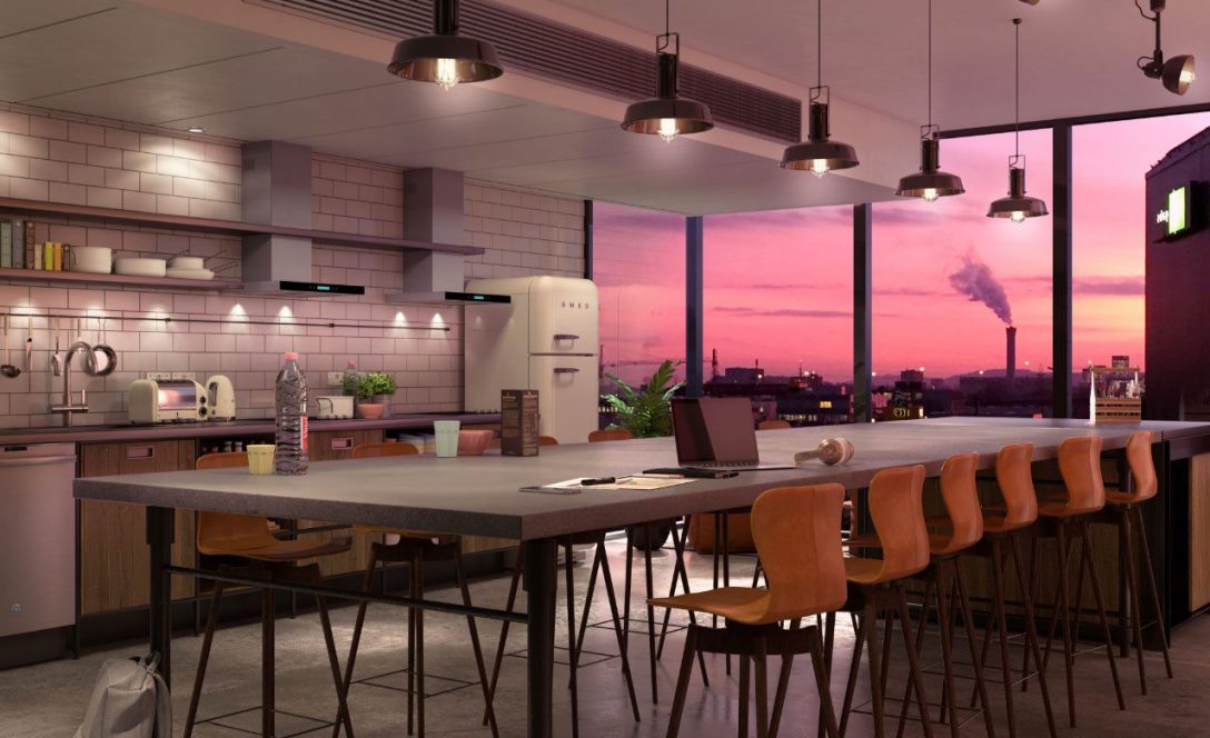 Communal Office Space Visualisations – Manchester