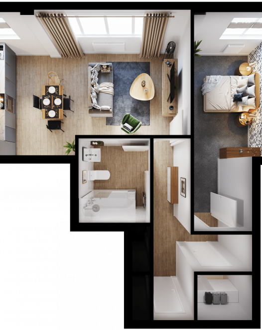 3d axonometric floorplans -manchester property development -7