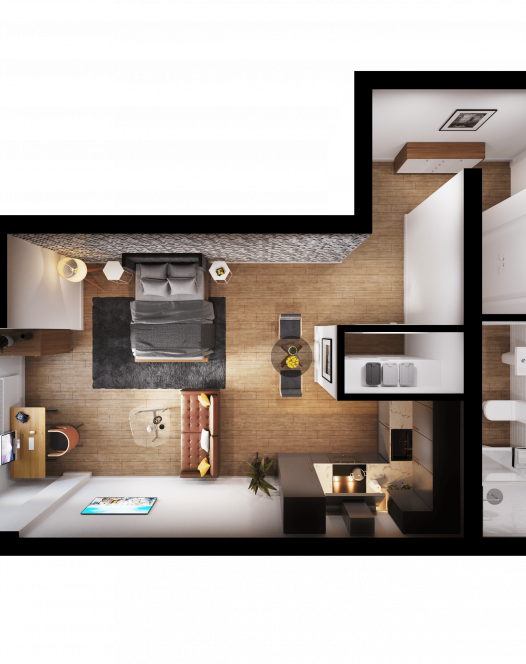 3d axonometric floorplans -one heritage - property marketing visuals 10