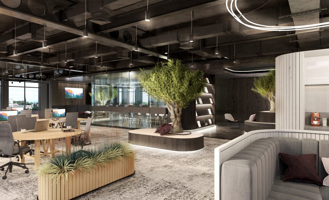 Head Office Refurbishment Visualisations BASF Northmade