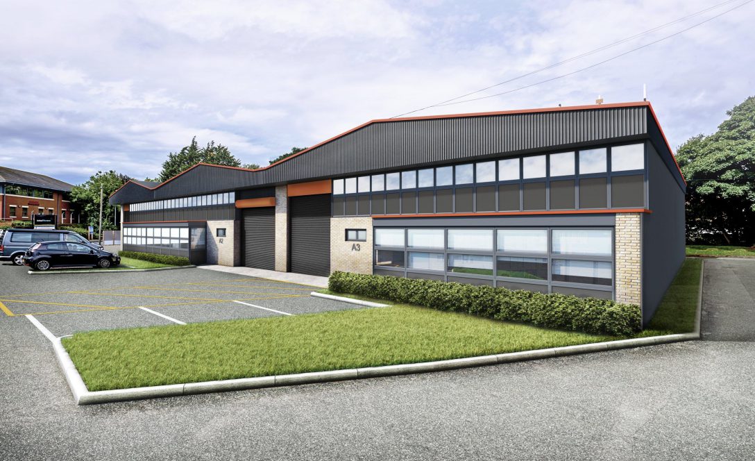 cheshire industrial unit visualisation