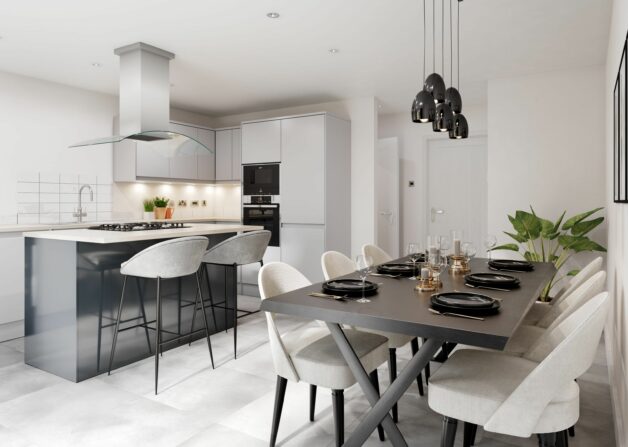 garden city homes - kitchen visualisation