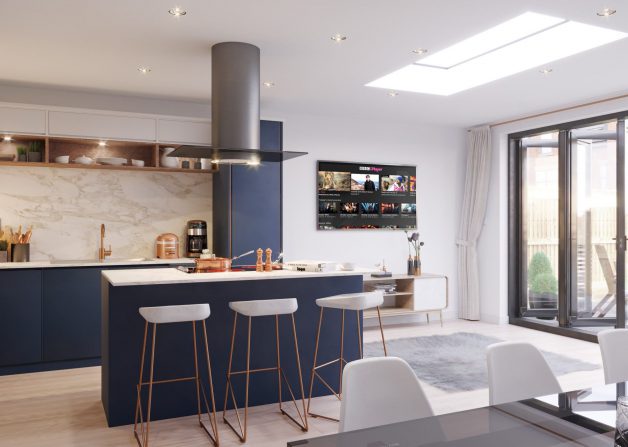 hall and co property development CGI - manchester