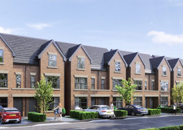 property marketing - street scene - hall and co development