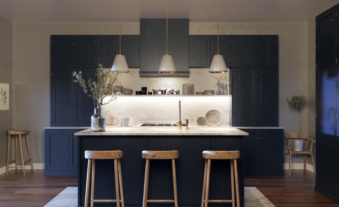 shaker kitchen roomset cgi