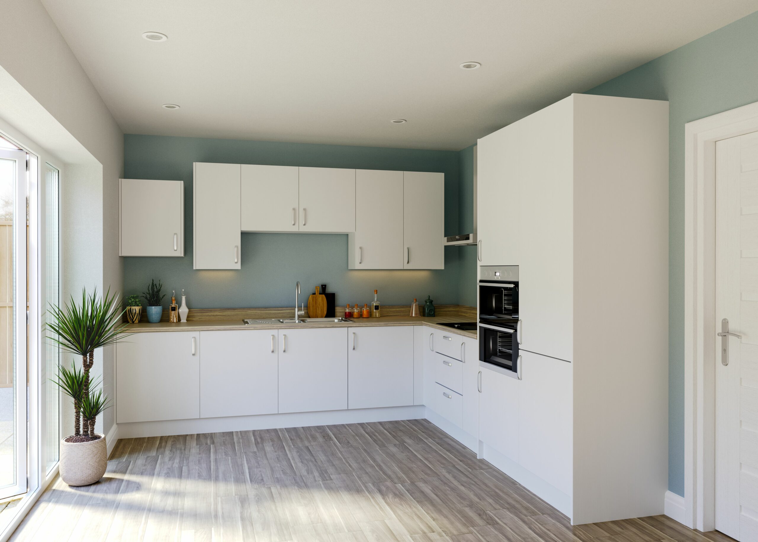 property marketing cgi visualsation - EXT_PLUMLIFE_SHAKESPEAR WAY_WHITWORTH KITCHEN DINING ROOM 6K FINAL 002