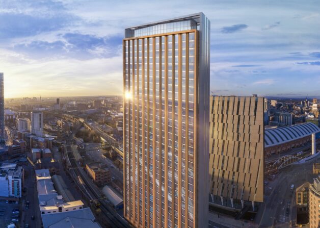 property marketing visuals - Vision Manchester Development - EGCC Alliance InvestmentsEXT_MANCHESTER_TOWER_AERIAL_ALT1_FINAL