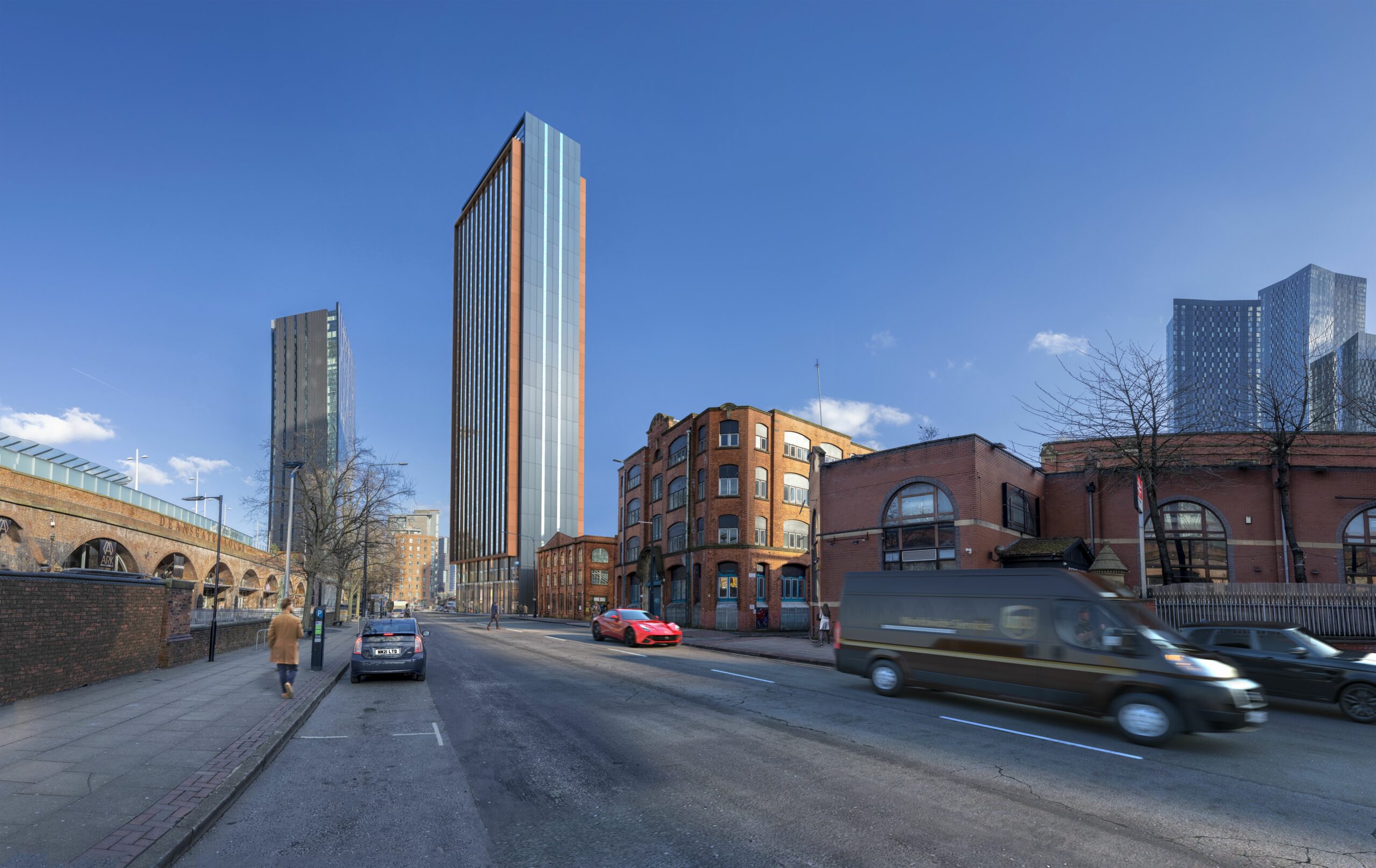property marketing visuals - Vision Manchester Development - EGCC Alliance InvestmentsEXT_MANCHESTER_TOWER_STREET_VIEW_FINAL