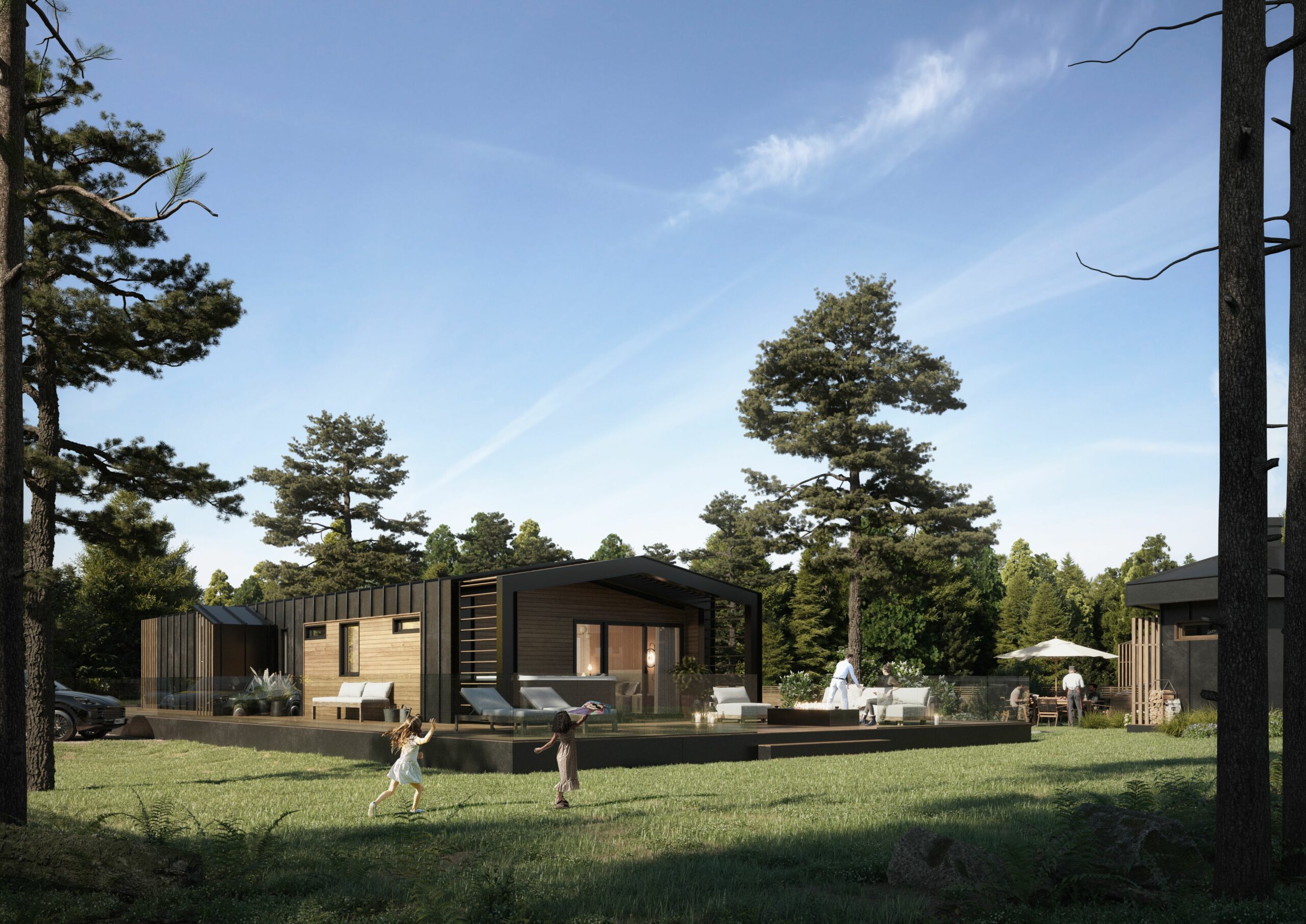 Poplar Farm eco resort CGI Lincolnshire