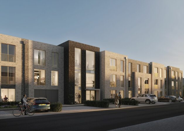 Clowes Development external apartment cgi cheshire