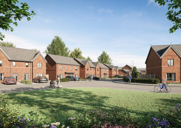 Clowes Development great places external cgi street scene