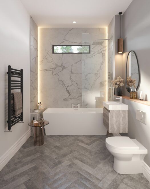Poplar Farm Bathroom CGI 3D