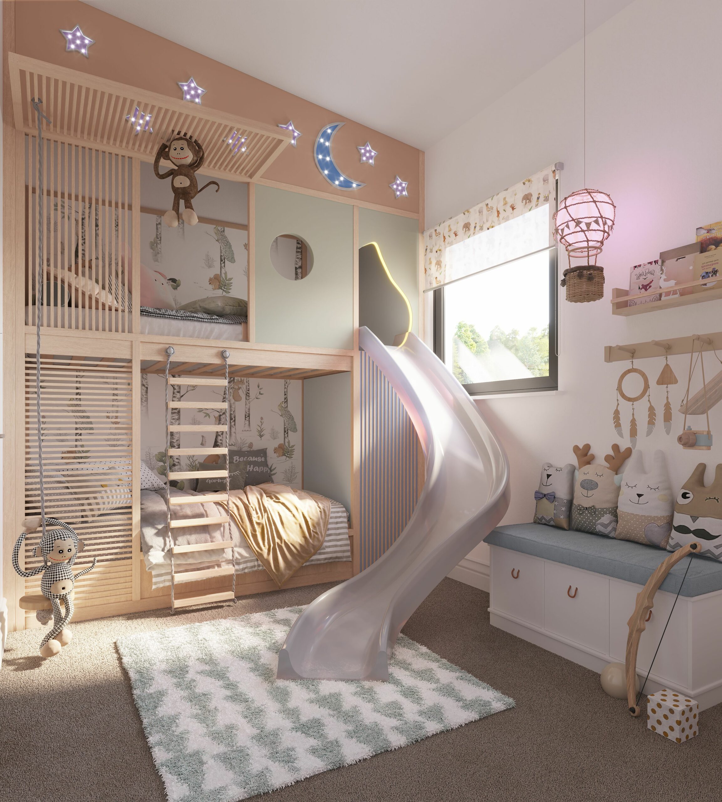 Poplar Farm Children's Bedroom 3D Visualisation