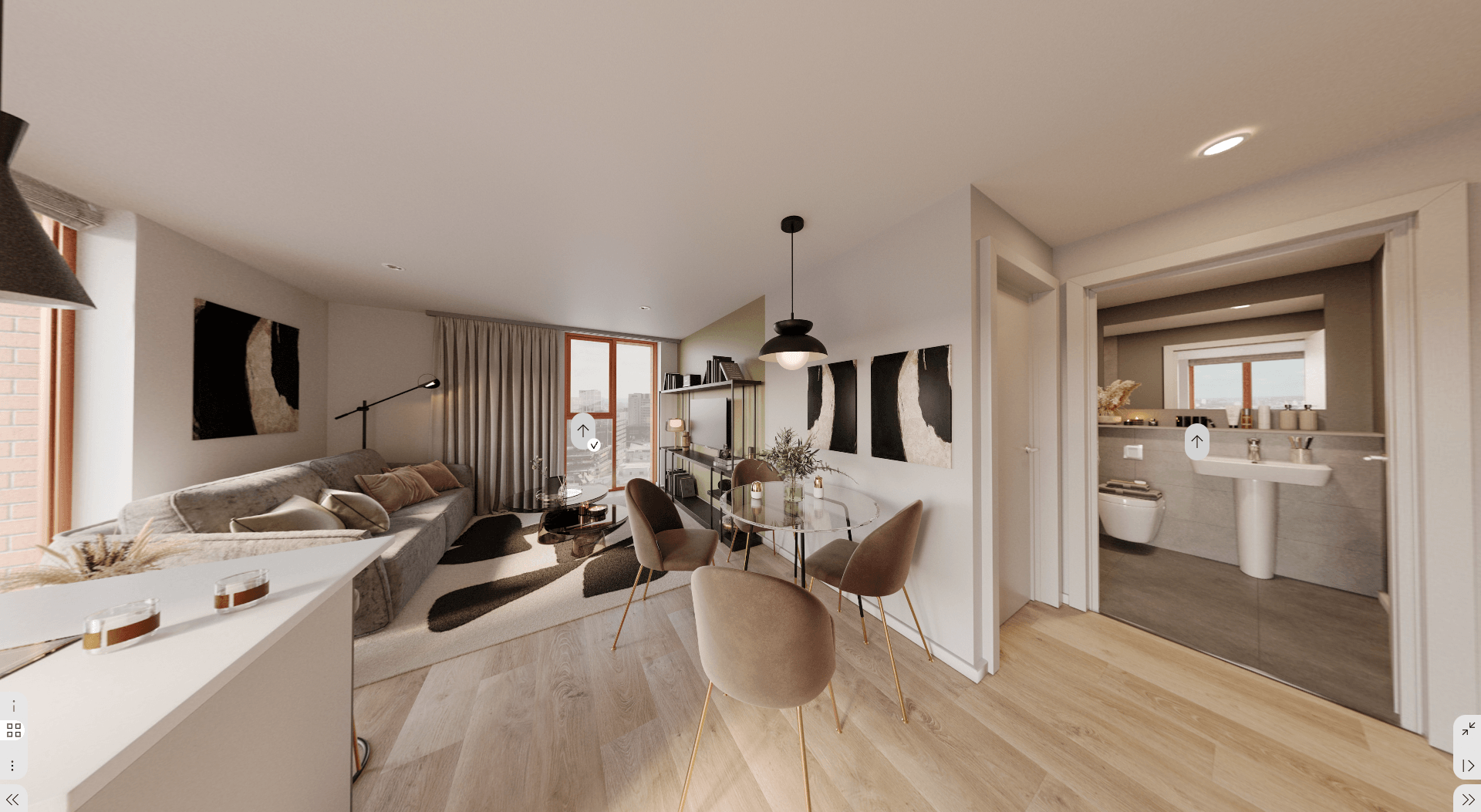 interior cgi 3d visualisation vr virtual reality tour 