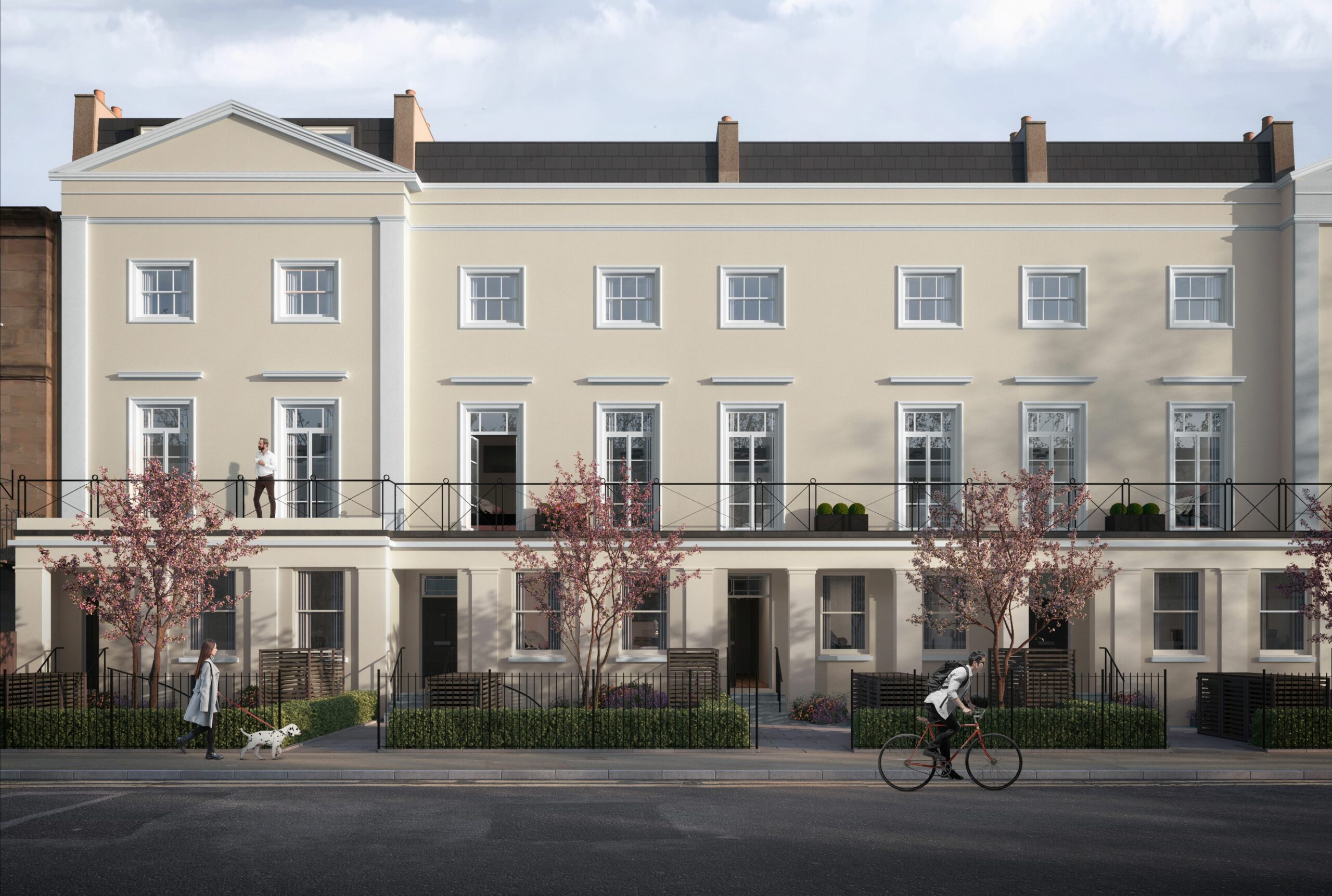 Cheltenham exterior residential apartment cgi south london 3d visual