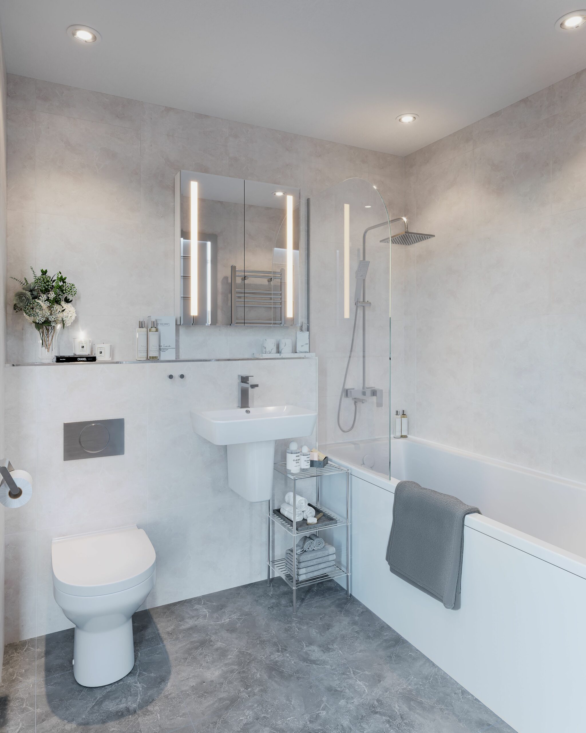 interior bathroom cgi 3d visualisation visual artist cheltenham london market property development apartment
