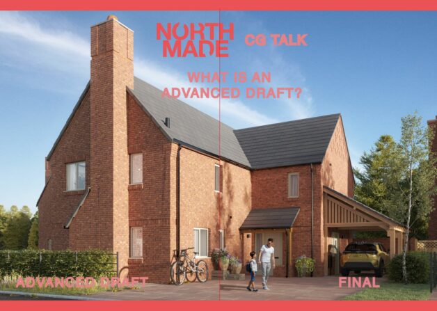 Advanced Property Exterior CGI Draft for Marketing and Planning