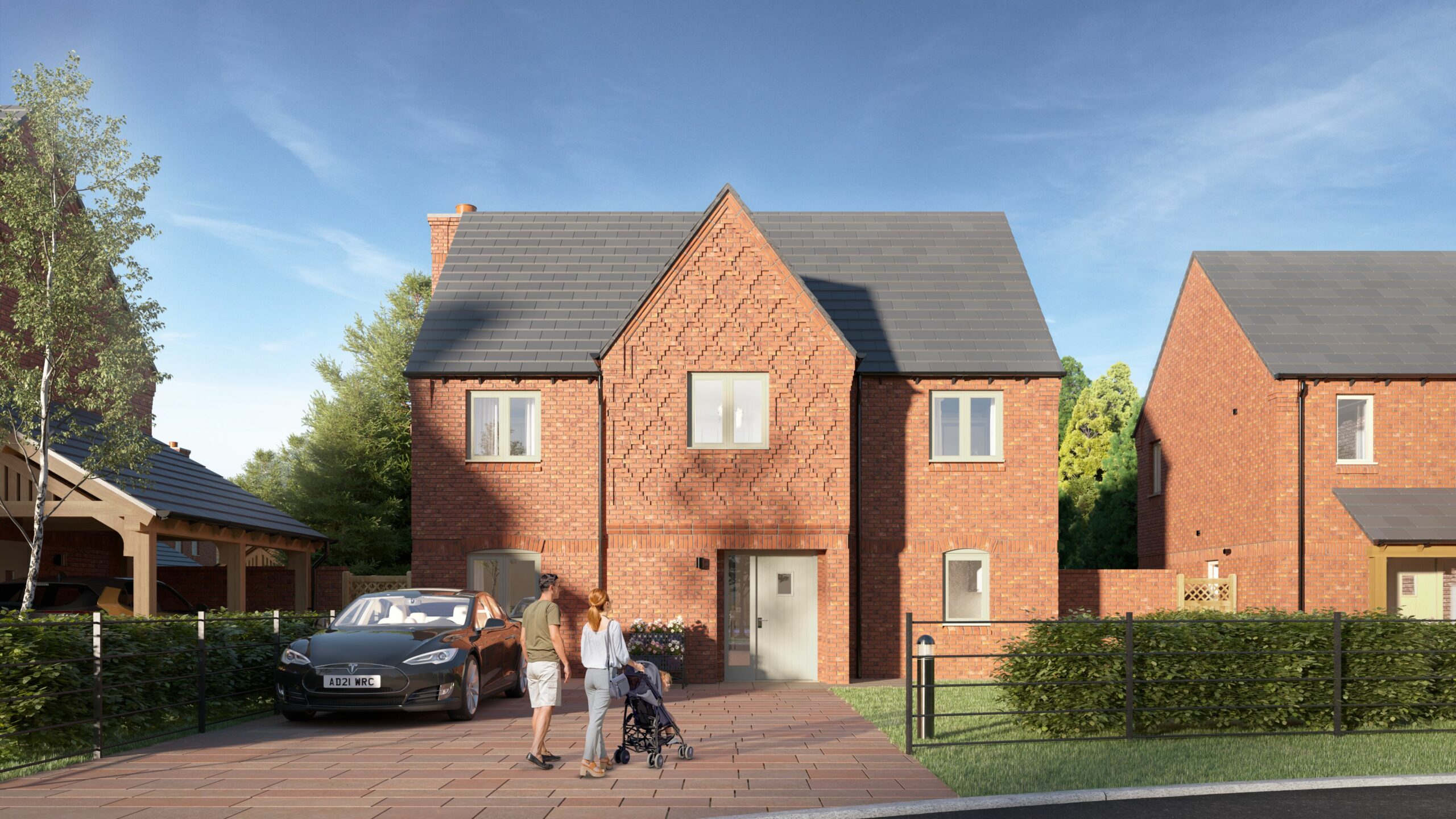 House Builder Exterior CGI High Quality Property Developer architectural Visualisation