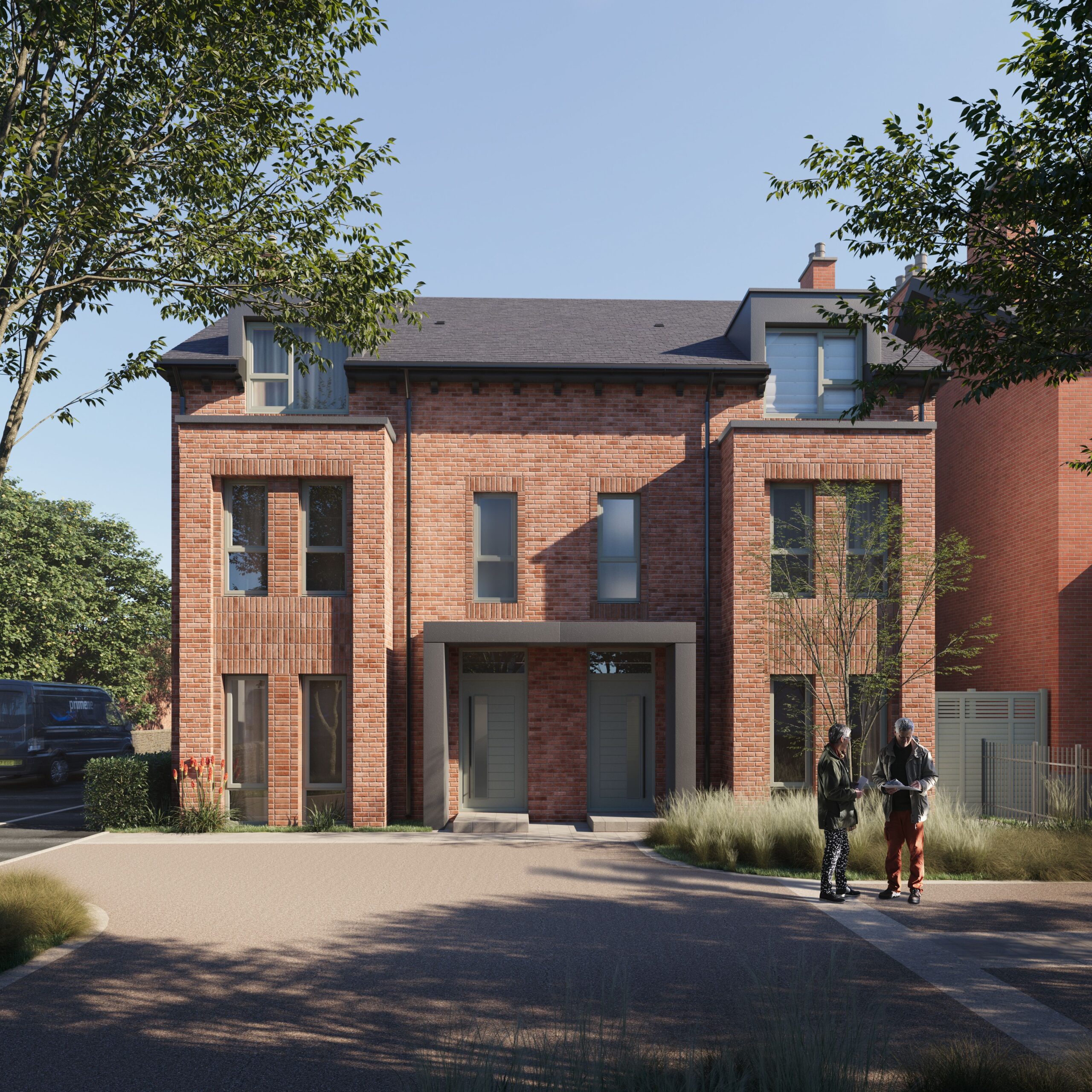 chorlton high lane semi detached cgi exterior
