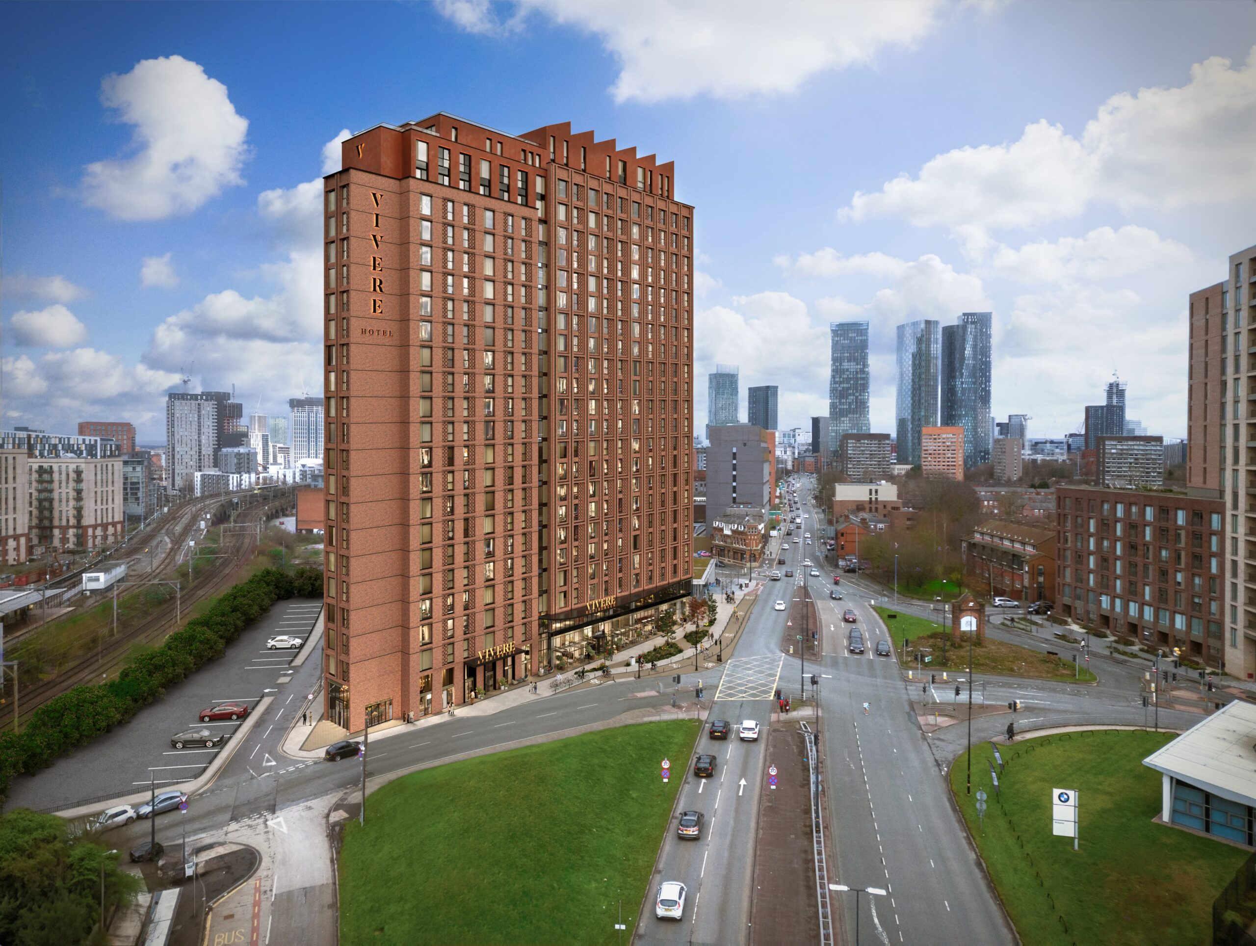 exterior cgi chester road visualisation 3d render