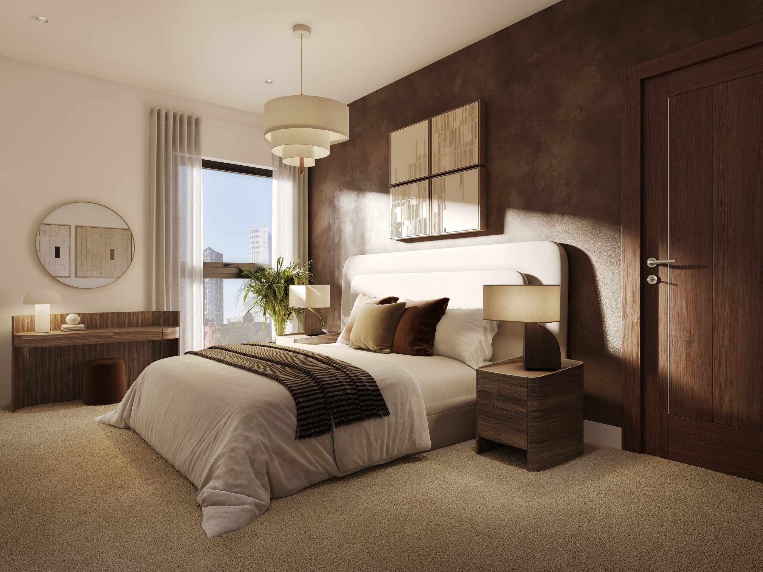 Ancoats House in Manchester City Centre, interior bedroom