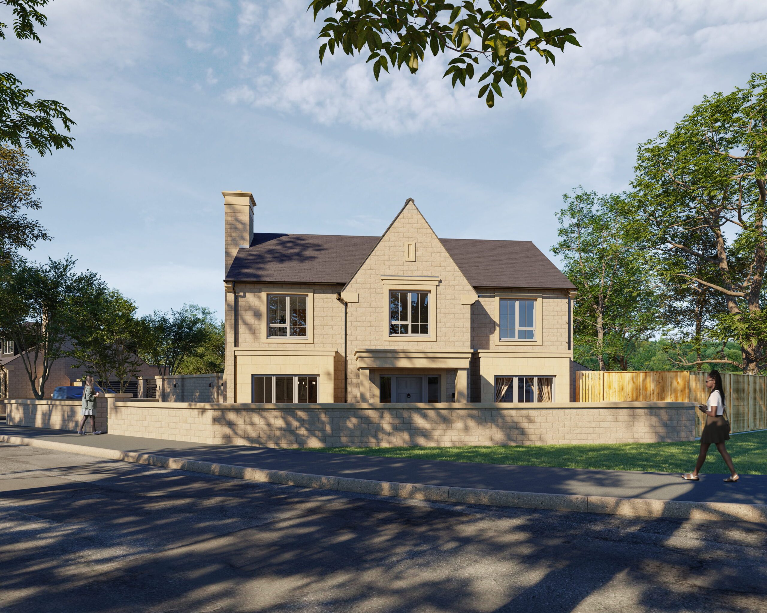The Meadows, Langho, plot one exterior cgi