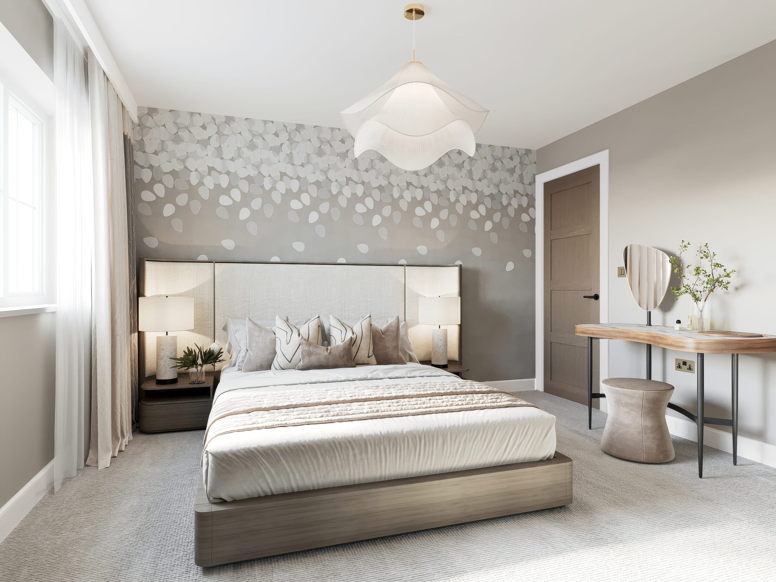 The Meadows Langho plot 7 interior bedroom cgi