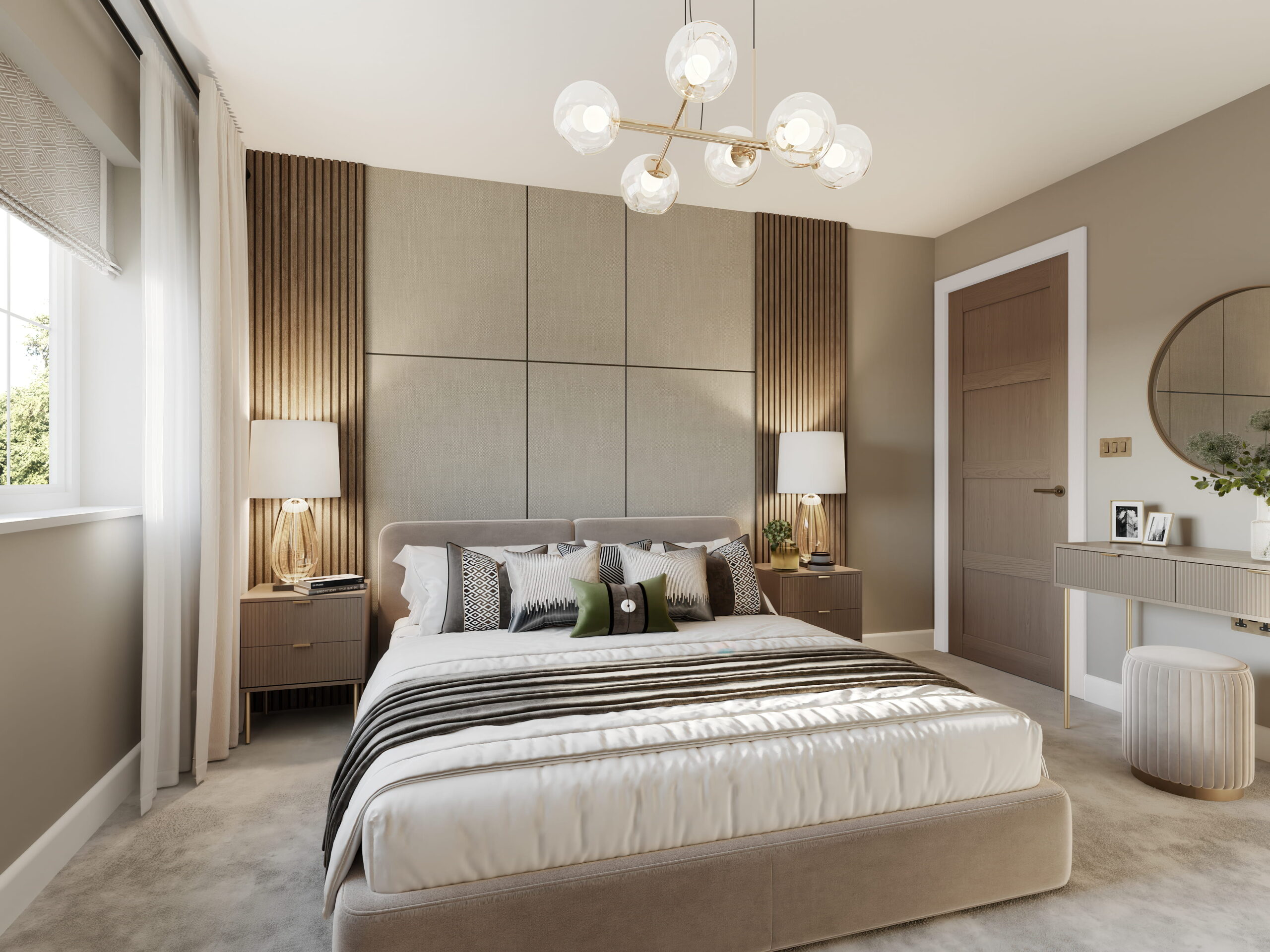 The Meadows, Langho plot 1 interior bedroom space