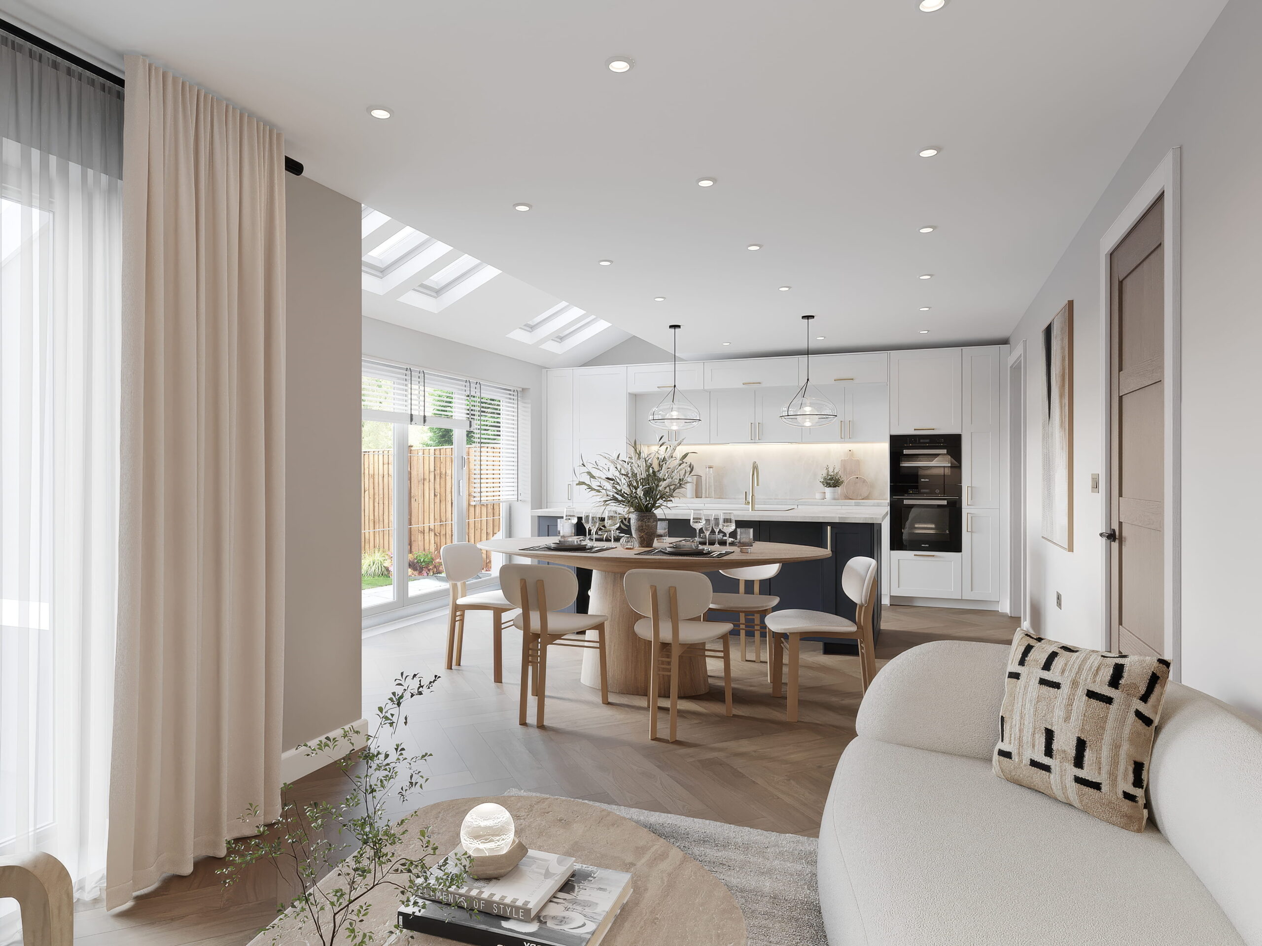 The Meadows, Langho Holly interior kitchen diner