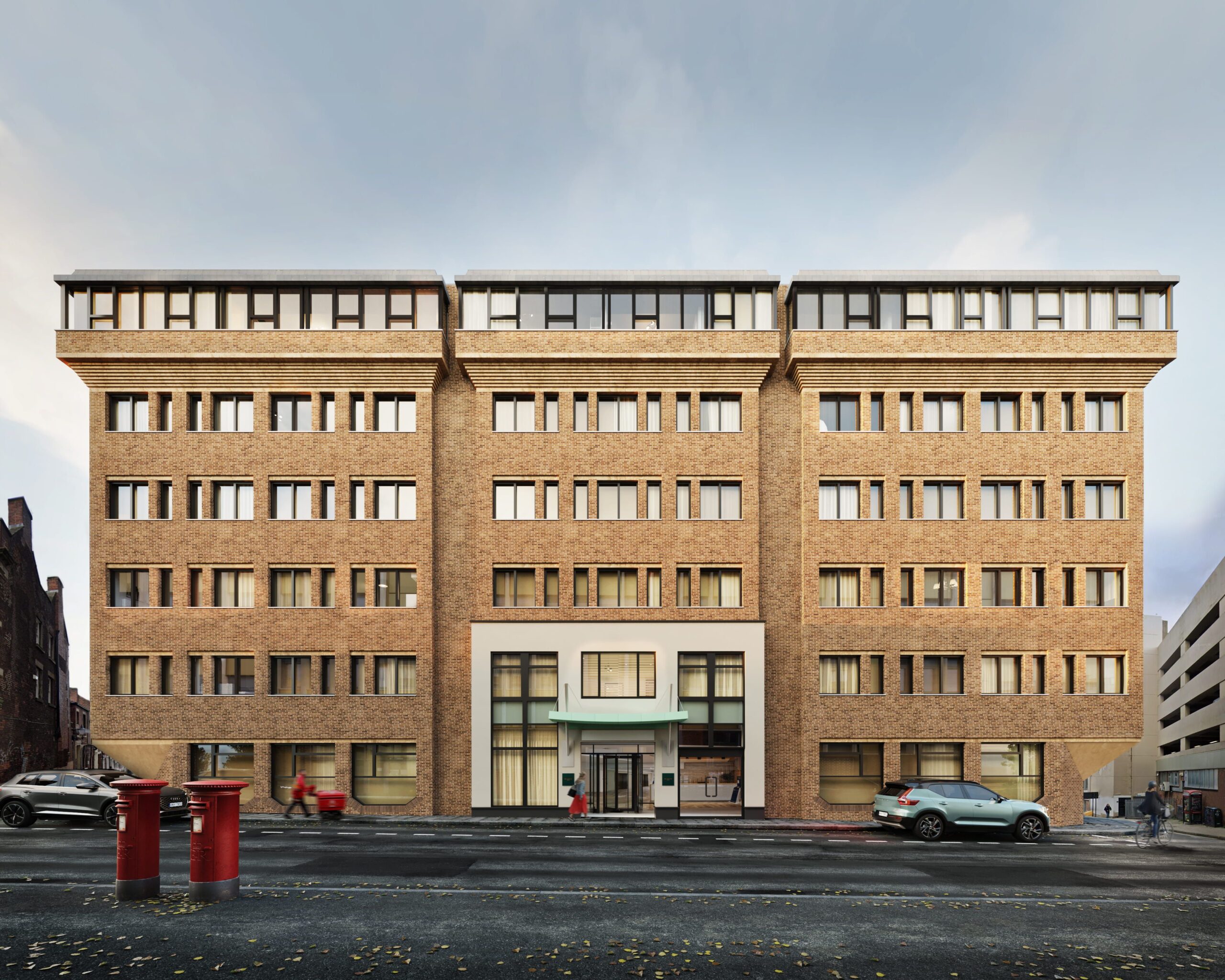 Belgrave Sheffield exterior front elevation CGI