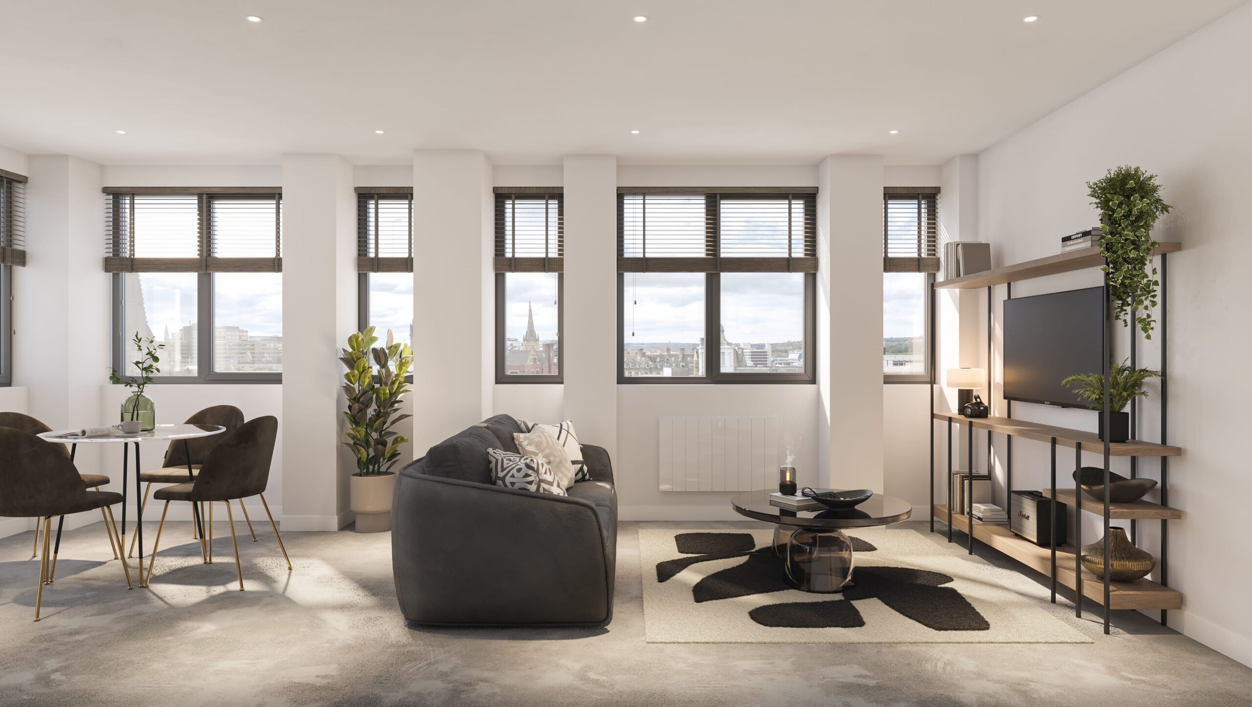 Belgrave Sheffield interior living spaceCGI