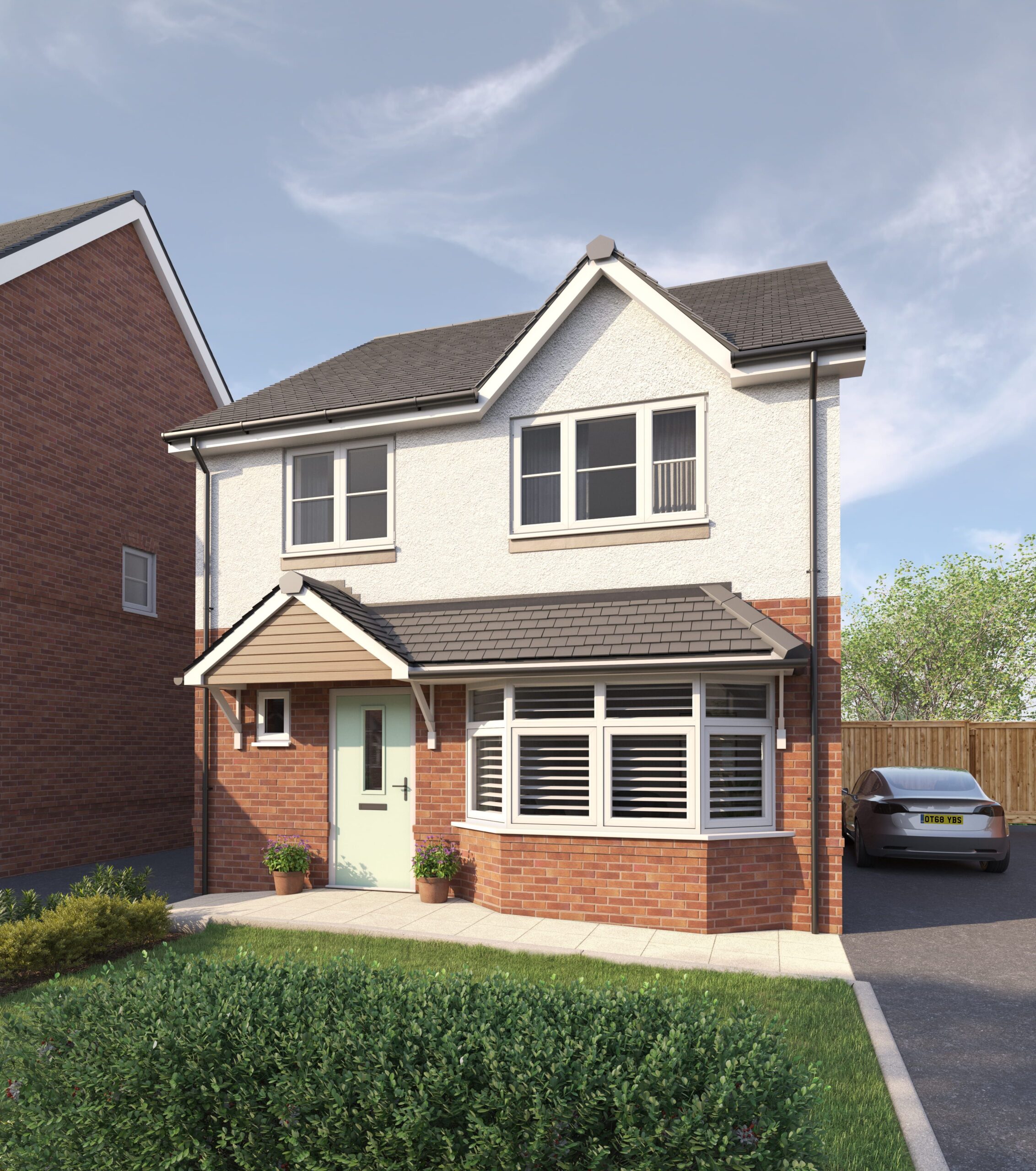 Lichfield Close in Barrow-in-Furness exterior house CGI