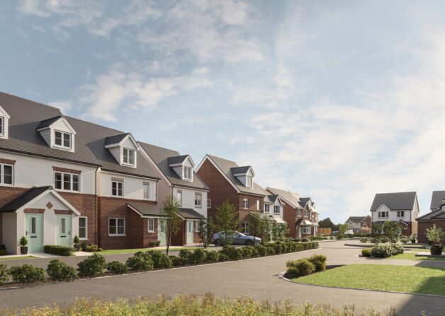 Lichfield Close in Barrow-in-Furness street scene exterior CGI view