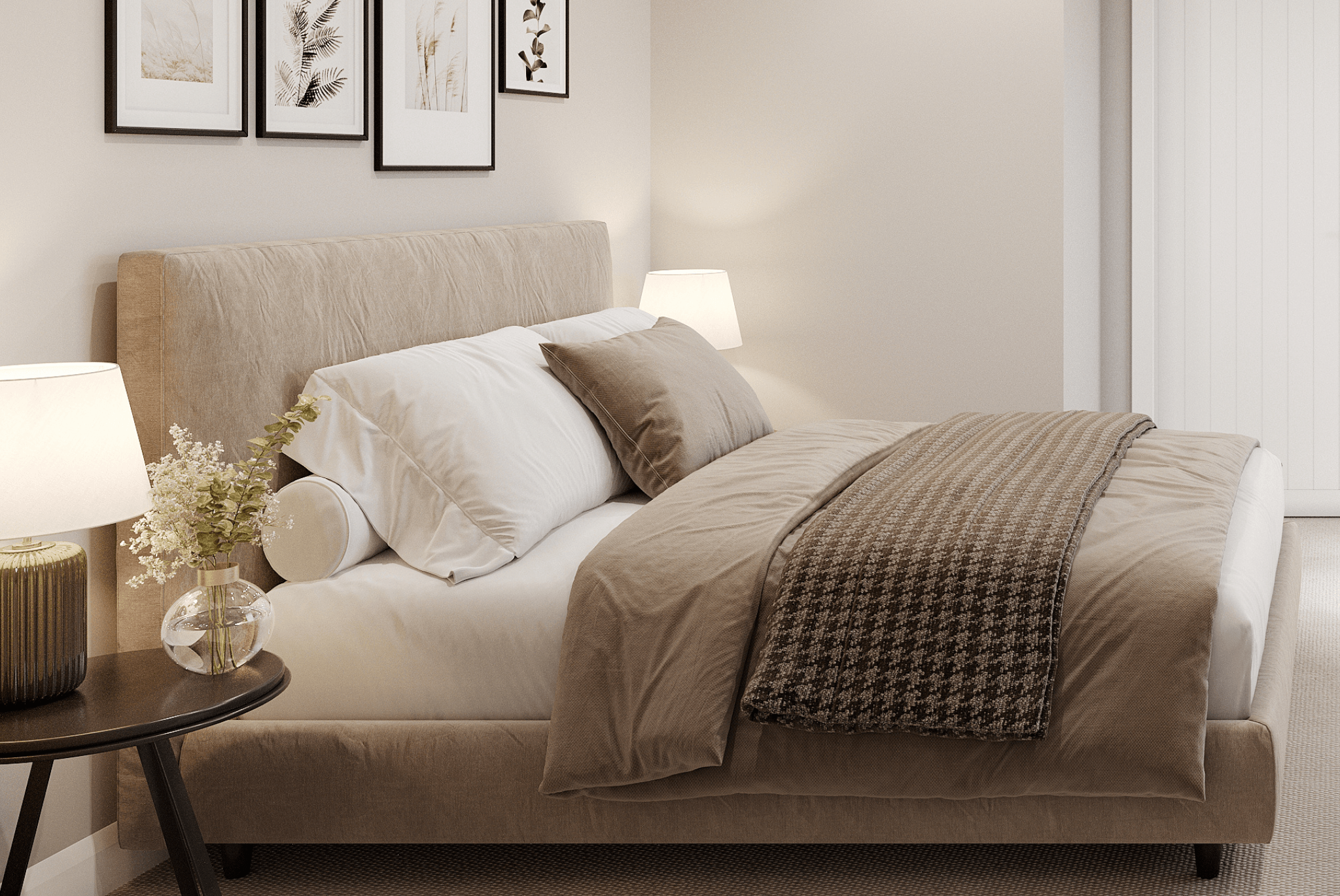 Hesketh Bank interior Bedroom CGI Lancashire