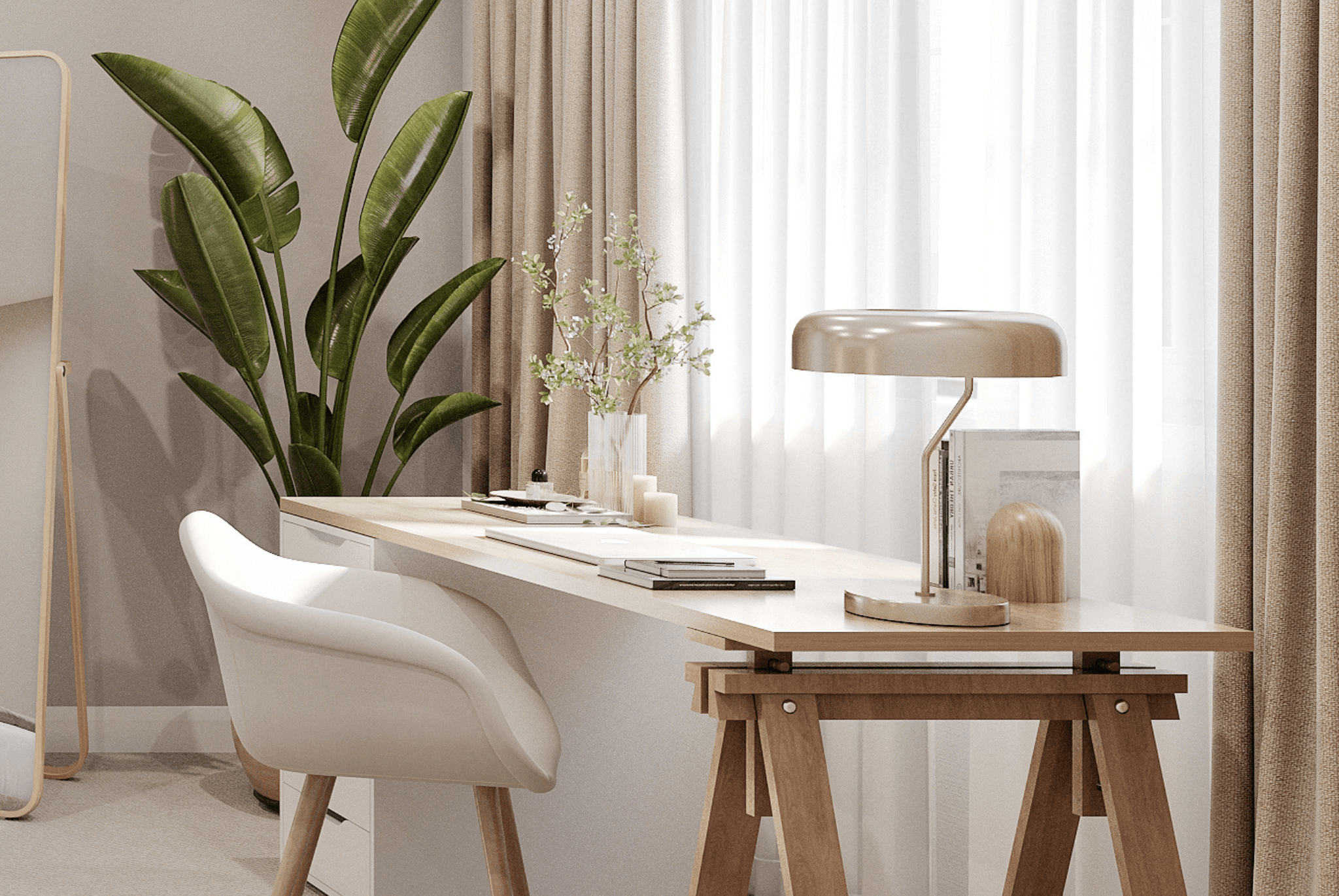 Hesketh Bank interior Bedroom CGI Lancashire