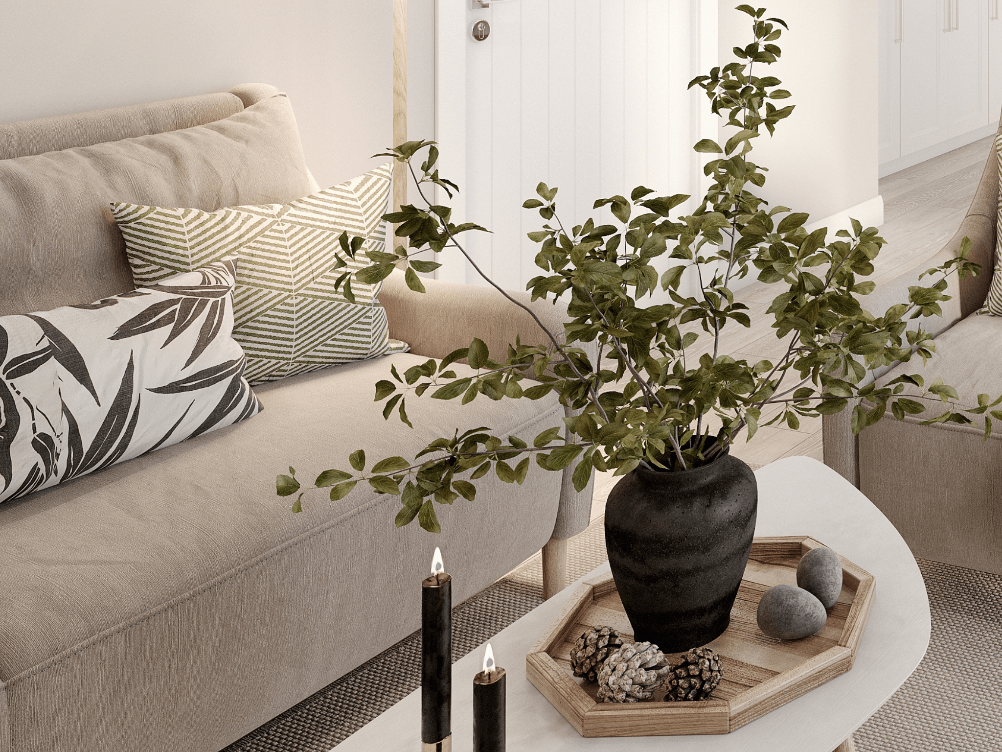 Hesketh Bank interior living space CGI Lancashire